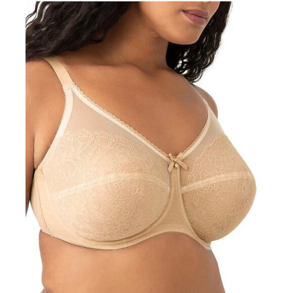 Wacoal Lace Full Figure Bra Style #855186, Size 38DDD, Toast Color - Picture 1 of 10